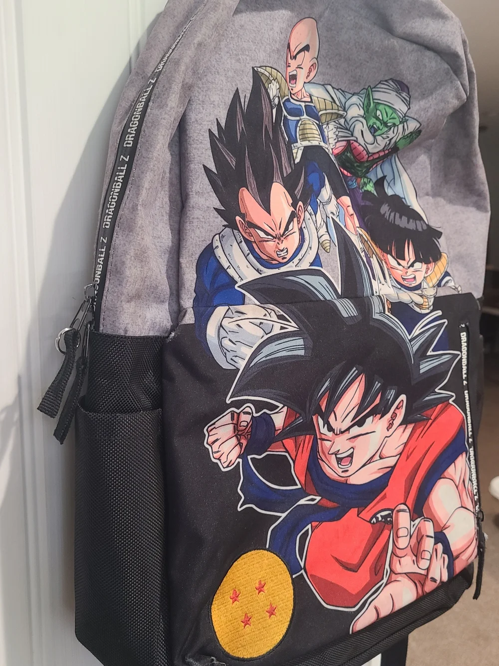 Dragon Ball Z Crew Graphic Black & Gray Men's Backpack